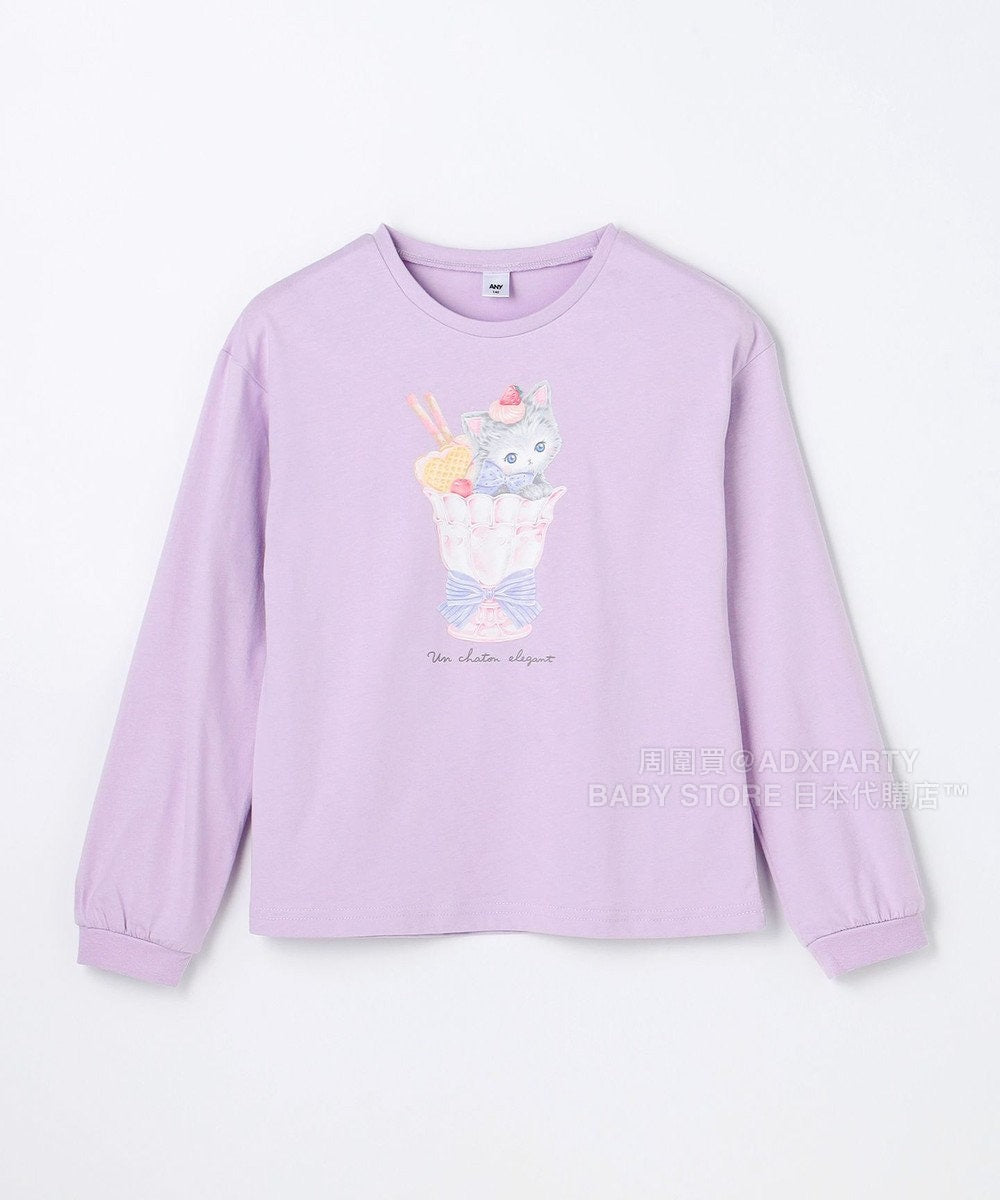 日本童裝 aF#a325 印花圖案上衣 90-150cm 女童款 秋季 TOPS