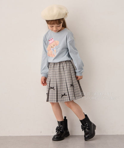 日本童裝 aF#a325 印花圖案上衣 90-150cm 女童款 秋季 TOPS