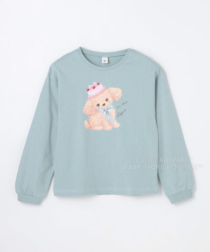 日本童裝 aF#a325 印花圖案上衣 90-150cm 女童款 秋季 TOPS