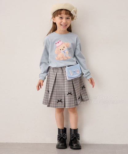 日本童裝 aF#a325 印花圖案上衣 90-150cm 女童款 秋季 TOPS