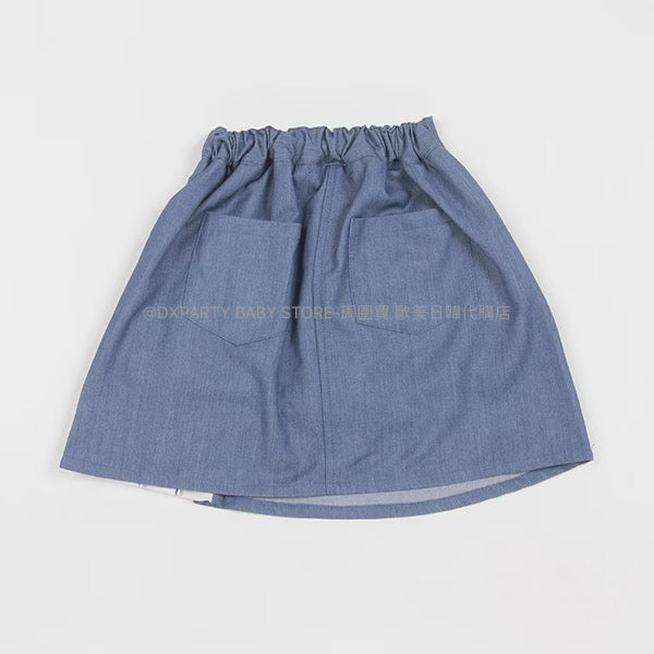 日本童裝 X-girl 側面配色移動口袋裙褲 90-140cm 女童款 夏季 SKIRTS  PANTS