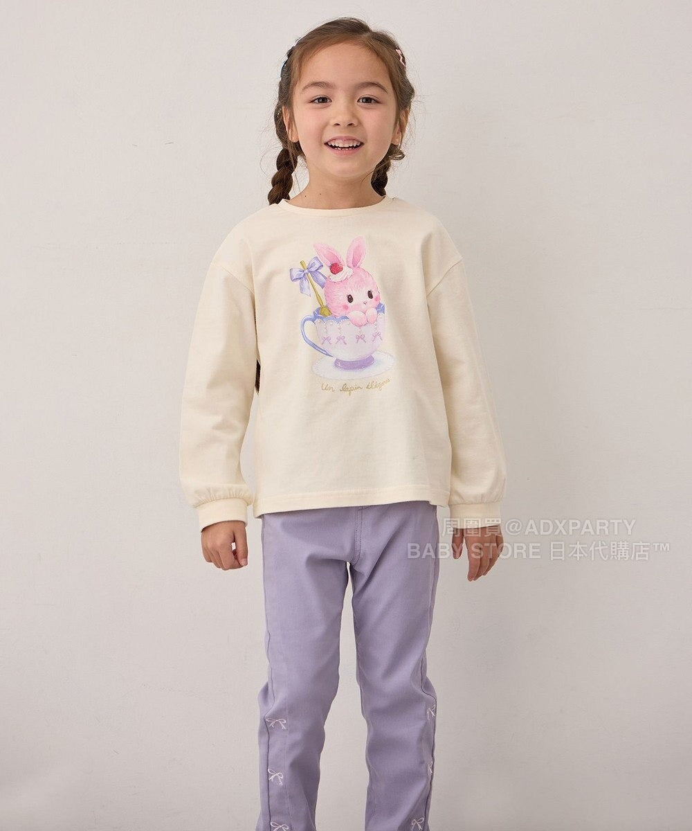 日本童裝 aF#a325 印花圖案上衣 90-150cm 女童款 秋季 TOPS