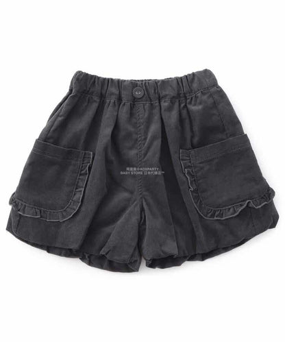 日本童裝 SERAPH 荷葉邊口袋燈籠短褲 80-140cm 女童款 秋季 PANTS