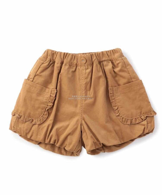 日本童裝 SERAPH 荷葉邊口袋燈籠短褲 80-140cm 女童款 秋季 PANTS