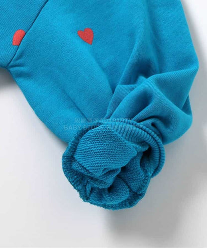 日本童裝 BREEZE 泡泡袖衛衣 80-140cm 女童款 冬季 TOPS 聖誕紅/新年紅