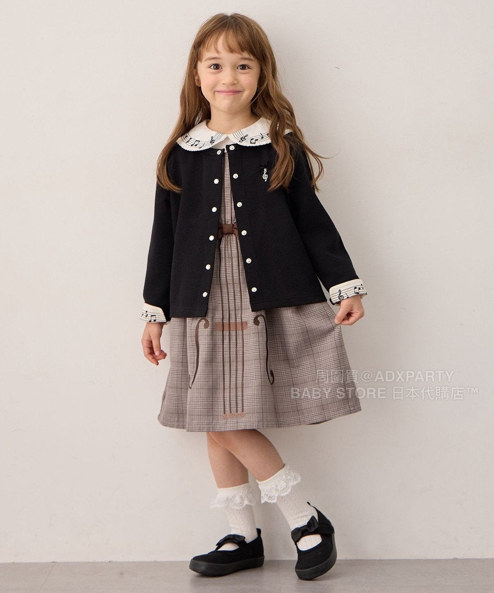 日本童裝 aF#a325 超靚內襯簡約外套 100-160cm 女童款 秋季 OUTERWEAR