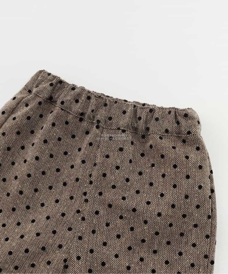 日本童裝 SERAPH 波點兩件套裝 80-140cm 女童款 秋季 TOPS PANTS