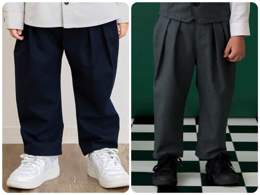Japanese children's clothing BREEZE trousers 90-130cm boys' spring PANTS interviews/banquets/performances 