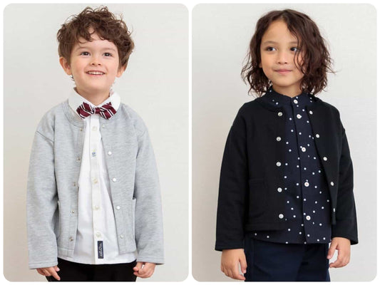 Japanese children's clothing BREEZE thin jacket 90-130cm boys' spring outerwear interview / banquet / performance 