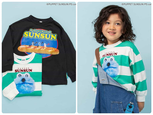 日本童裝 BREEZE x PUPPET SUNSUN 衛衣 80-130cm 男童款/女童款 春季 TOPS