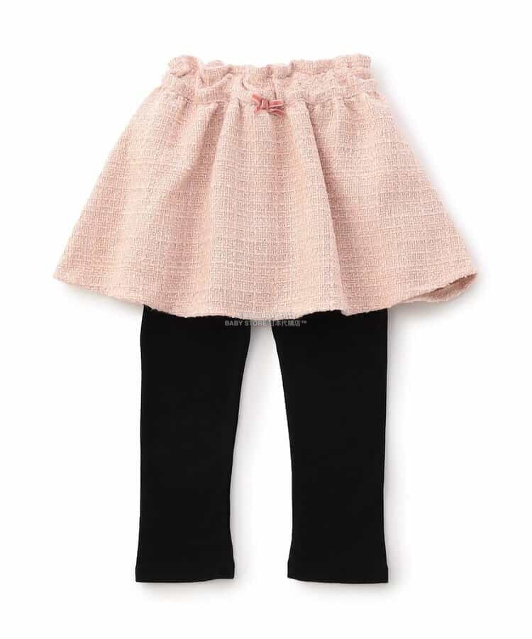 日本童裝 SERAPH 假兩件裙褲 80-140cm 女童款 秋季 PANTS