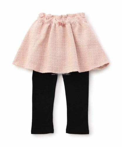 日本童裝 SERAPH 假兩件裙褲 80-140cm 女童款 秋季 PANTS