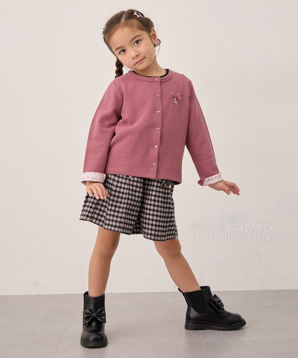 日本童裝 aF#a325 超靚內襯簡約外套 100-160cm 女童款 秋季 OUTERWEAR