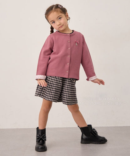 日本童裝 aF#a325 超靚內襯簡約外套 100-160cm 女童款 秋季 OUTERWEAR