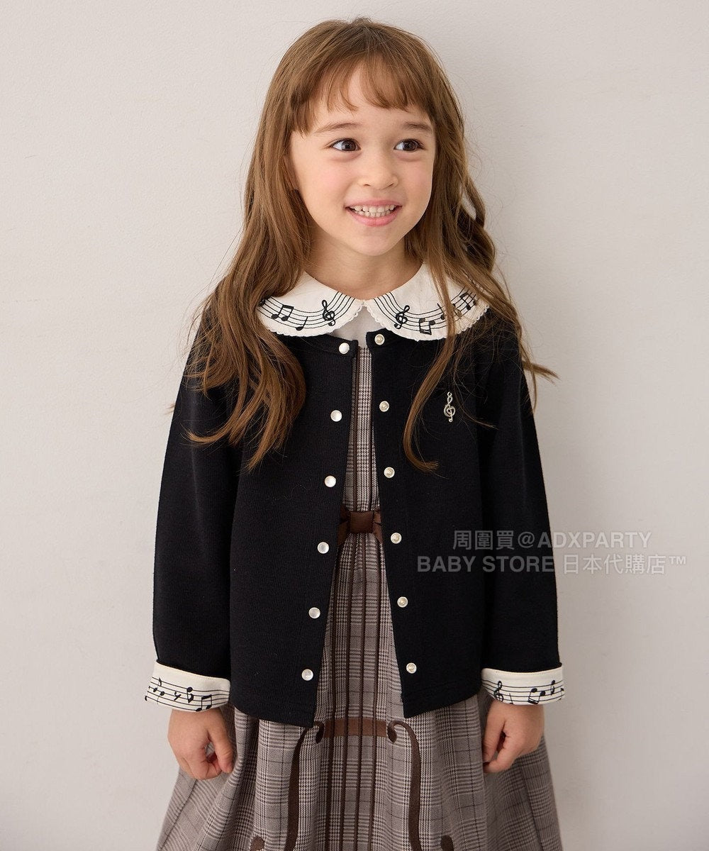 日本童裝 aF#a325 超靚內襯簡約外套 100-160cm 女童款 秋季 OUTERWEAR