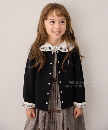 日本童裝 aF#a325 超靚內襯簡約外套 100-160cm 女童款 秋季 OUTERWEAR