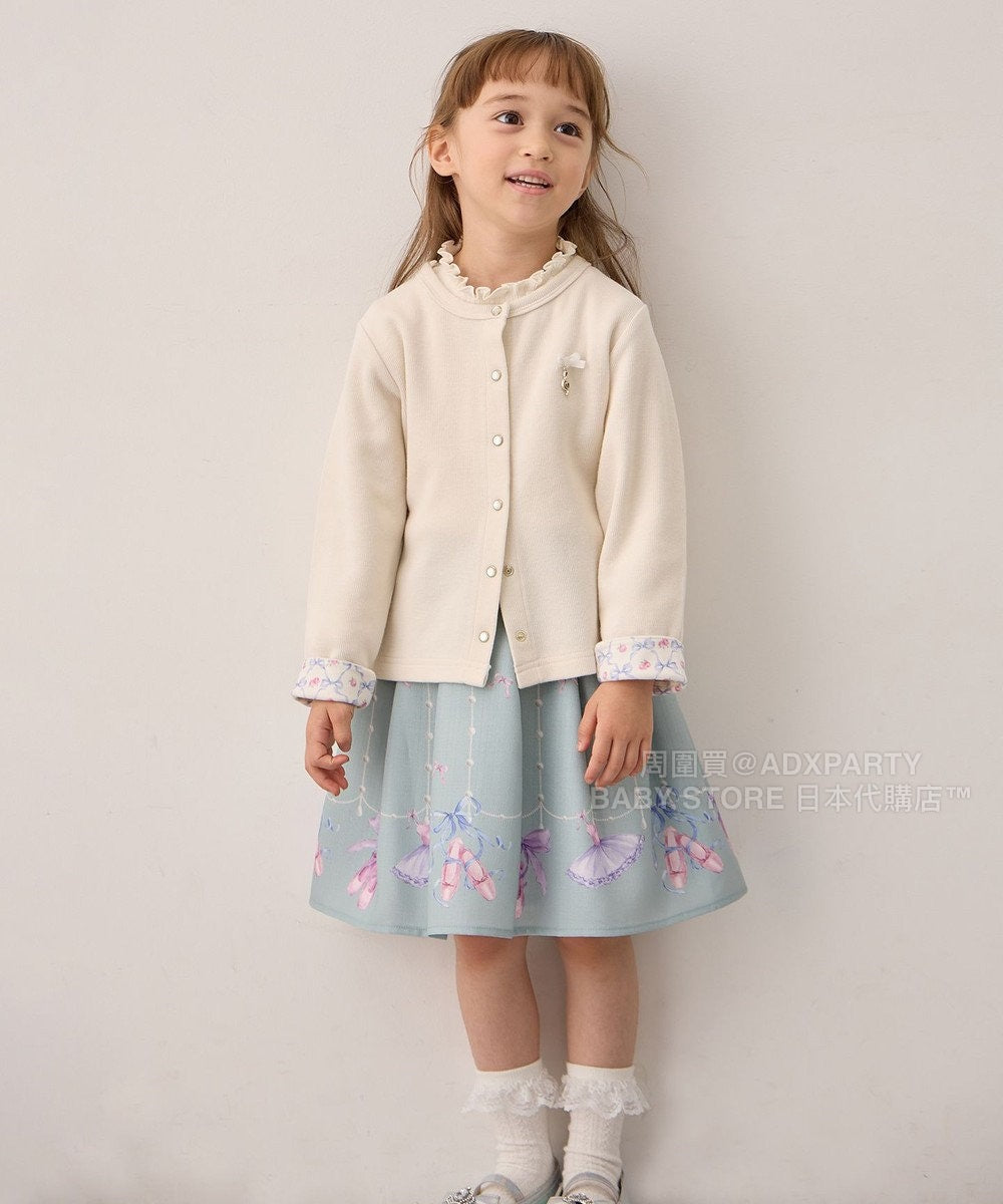 日本童裝 aF#a325 超靚內襯簡約外套 100-160cm 女童款 秋季 OUTERWEAR
