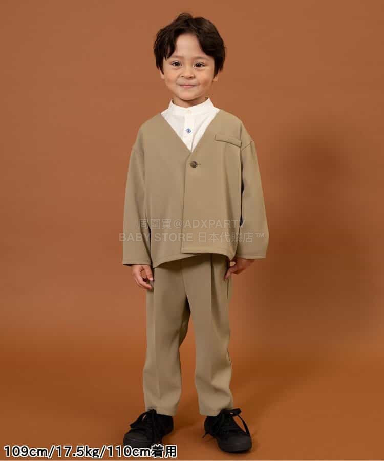 日本童裝 BREEZE 休閒正裝兩件套裝 80-160cm 男童款 冬季 OUTERWEAR PANTS 面試/宴會/表演