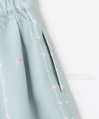 日本童裝 aF#a325 可愛印花短裙 110-160cm 女童款 秋季 SKIRTS