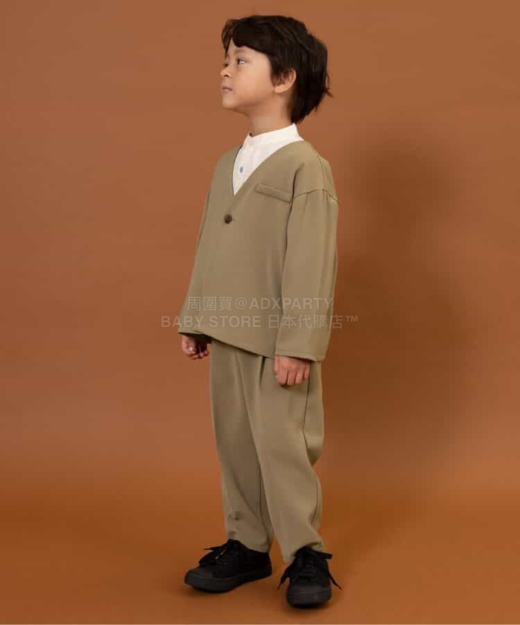 日本童裝 BREEZE 休閒正裝兩件套裝 80-160cm 男童款 冬季 OUTERWEAR PANTS 面試/宴會/表演