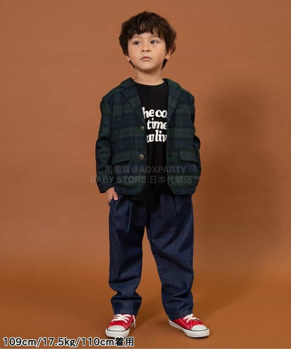 日本童裝 BREEZE 西裝外套 90-130cm 男童款 冬季 OUTERWEAR 面試/宴會/表演