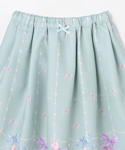 日本童裝 aF#a325 可愛印花短裙 110-160cm 女童款 秋季 SKIRTS