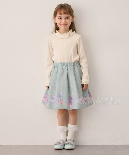 日本童裝 aF#a325 可愛印花短裙 110-160cm 女童款 秋季 SKIRTS