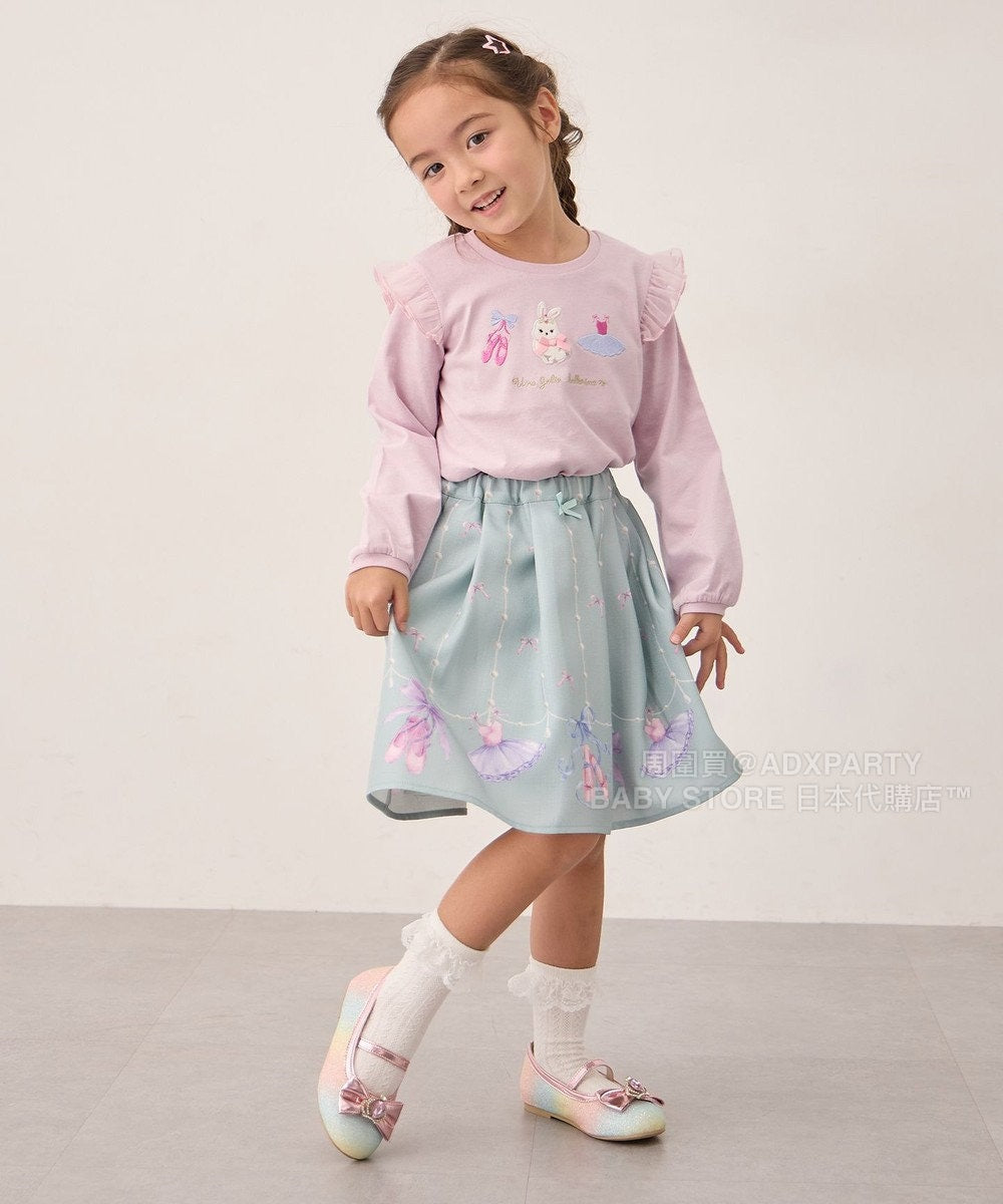 日本童裝 aF#a325 可愛印花短裙 110-160cm 女童款 秋季 SKIRTS