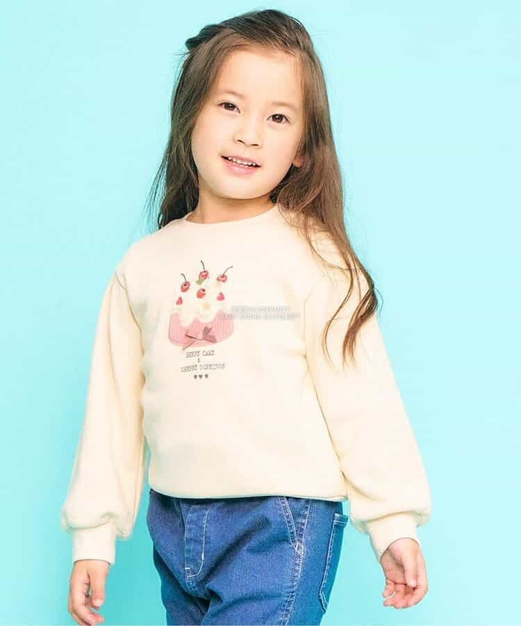 日本童裝 SERAPH 立體圖案衛衣 80-140cm 女童款 秋季 TOPS