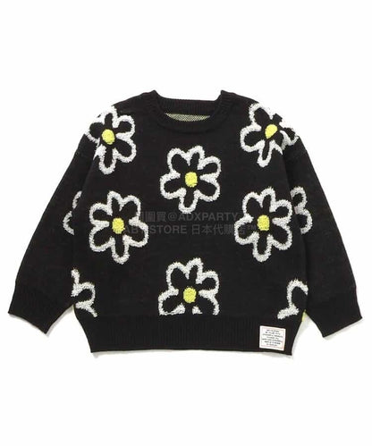 日本童裝 BREEZE 圖案針織衫 80-140cm 女童款 冬季 TOPS