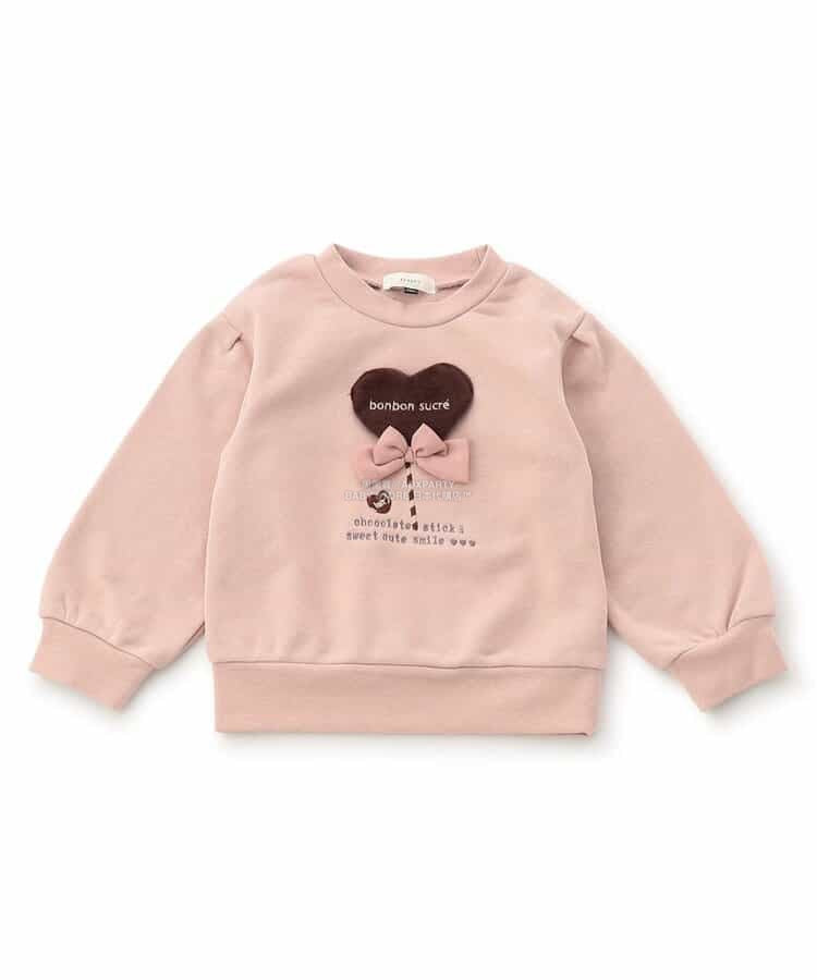 日本童裝 SERAPH 立體圖案衛衣 80-140cm 女童款 秋季 TOPS