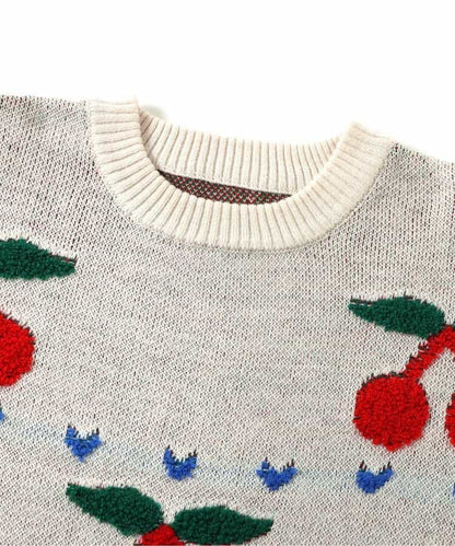 日本童裝 BREEZE 圖案針織衫 80-140cm 女童款 冬季 TOPS