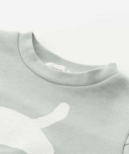 日本童裝 SERAPH 後背荷葉邊衛衣 80-140cm 女童款 秋季 TOPS