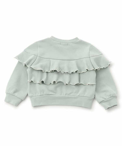 日本童裝 SERAPH 後背荷葉邊衛衣 80-140cm 女童款 秋季 TOPS