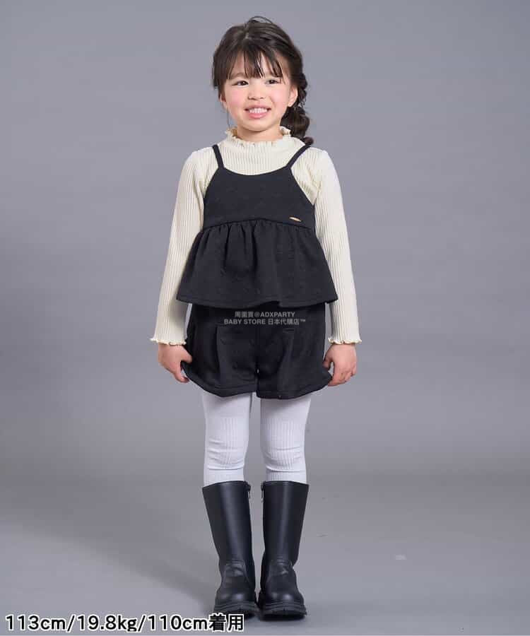 日本童裝 SERAPH 吊帶上衣兩件套裝 80-140cm 女童款 秋季 TOPS