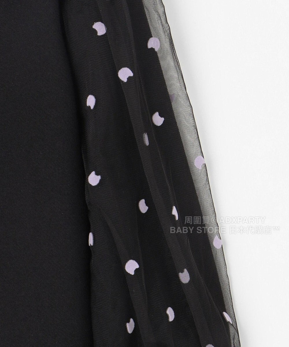 日本童裝 aF#a325 網紗泡泡袖衛衣 110-160cm 女童款 秋季 TOPS