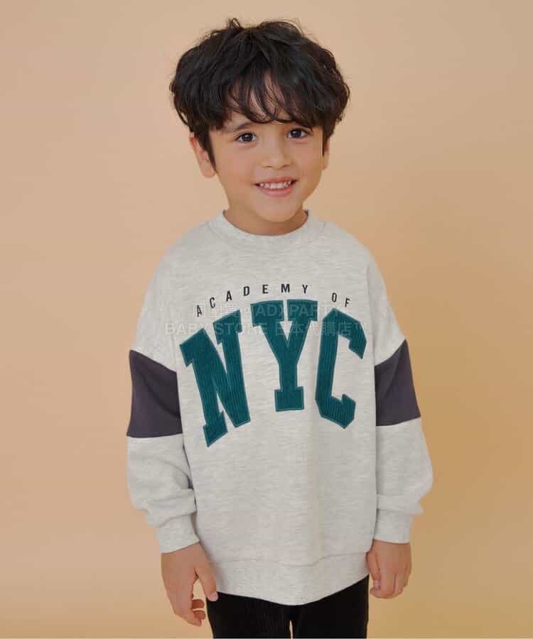 日本童裝 BREEZE 印花衛衣 90-160cm 男童款 冬季 TOPS 聖誕紅/新年紅