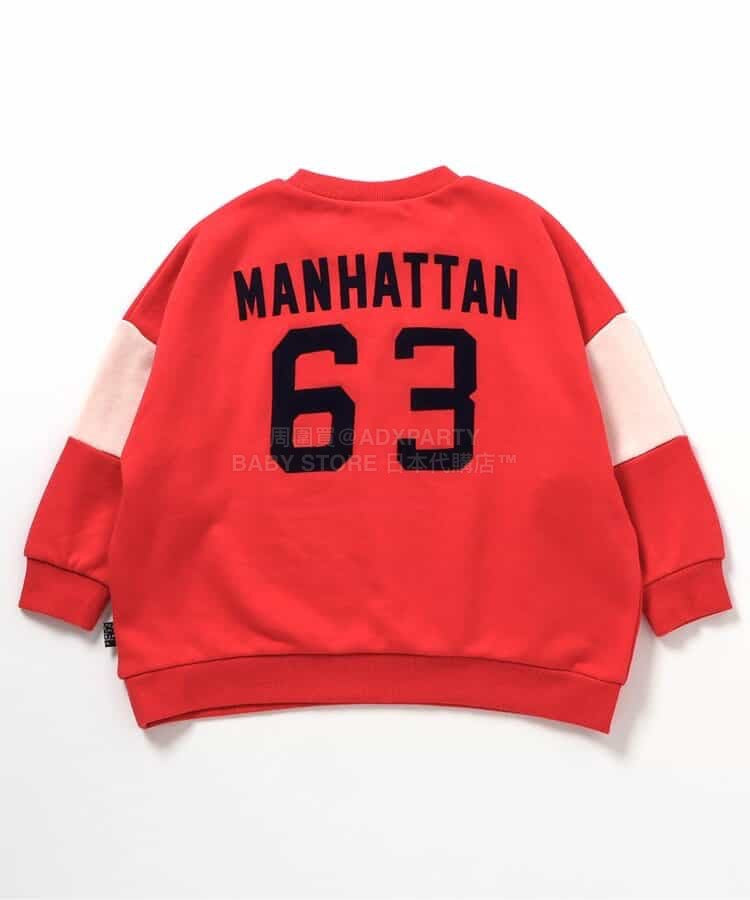 日本童裝 BREEZE 印花衛衣 90-160cm 男童款 冬季 TOPS 聖誕紅/新年紅