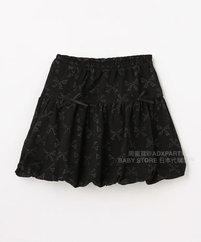 日本童裝 aF#a325 蝴蝶結泡泡短裙 110-160cm 女童款 秋季 SKIRTS