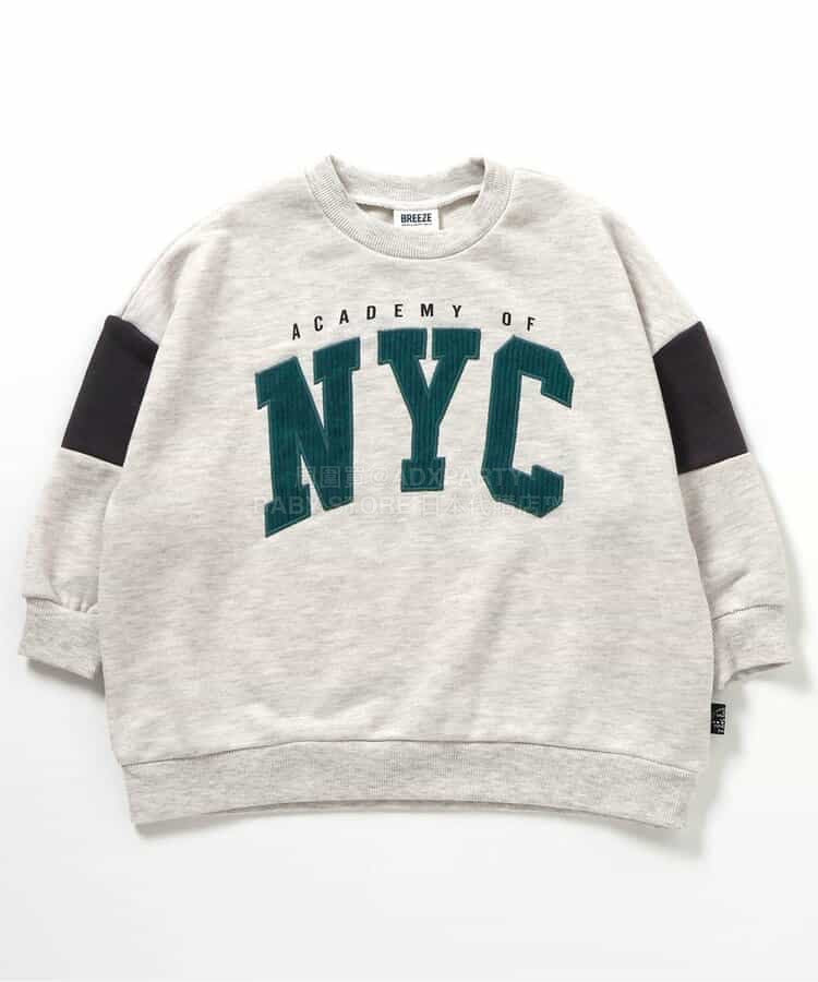 日本童裝 BREEZE 印花衛衣 90-160cm 男童款 冬季 TOPS 聖誕紅/新年紅