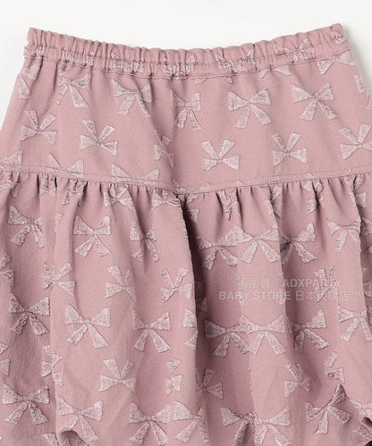 日本童裝 aF#a325 蝴蝶結泡泡短裙 110-160cm 女童款 秋季 SKIRTS