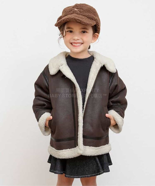 日本童裝 BREEZE 騎手型格外套 90-140cm 女童款 冬季 (適合初秋、香港平均溫度、寒冷天氣）OUTERWEAR  