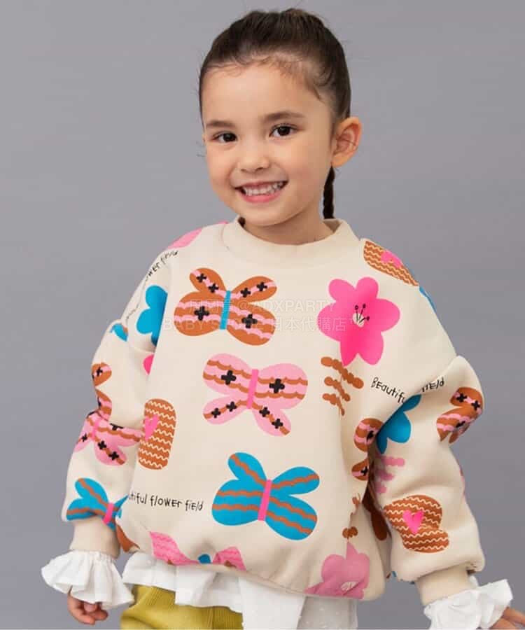 日本童裝 BREEZE 抓毛衛衣 80-140cm 女童款 冬季 TOPS