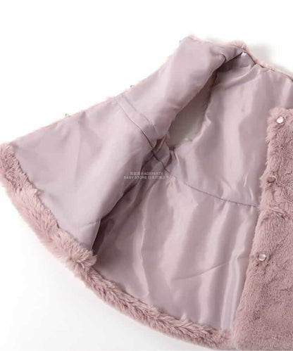 日本童裝 SERAPH 毛毛背心外套 80-140cm 女童款 秋季 OUTERWEAR