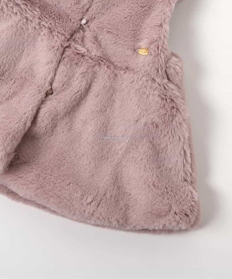 日本童裝 SERAPH 毛毛背心外套 80-140cm 女童款 秋季 OUTERWEAR