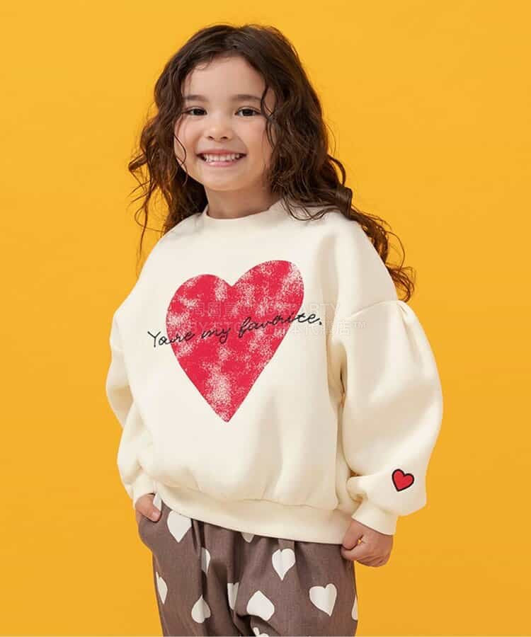 日本童裝 BREEZE 抓毛衛衣 80-140cm 女童款 冬季 TOPS