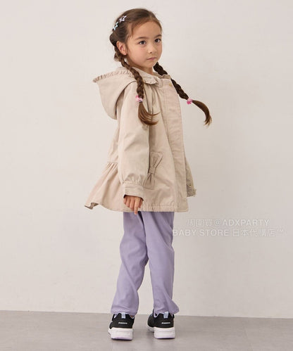 日本童裝 aF#a325 蝴蝶結裙邊外套（可與同牌子外套合併） 110-160cm 女童款 秋季 (適合初秋、香港平均溫度、寒冷天氣、溫度低天氣）OUTERWEAR  