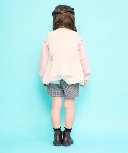 日本童裝 SERAPH 毛毛背心外套 80-140cm 女童款 秋季 OUTERWEAR
