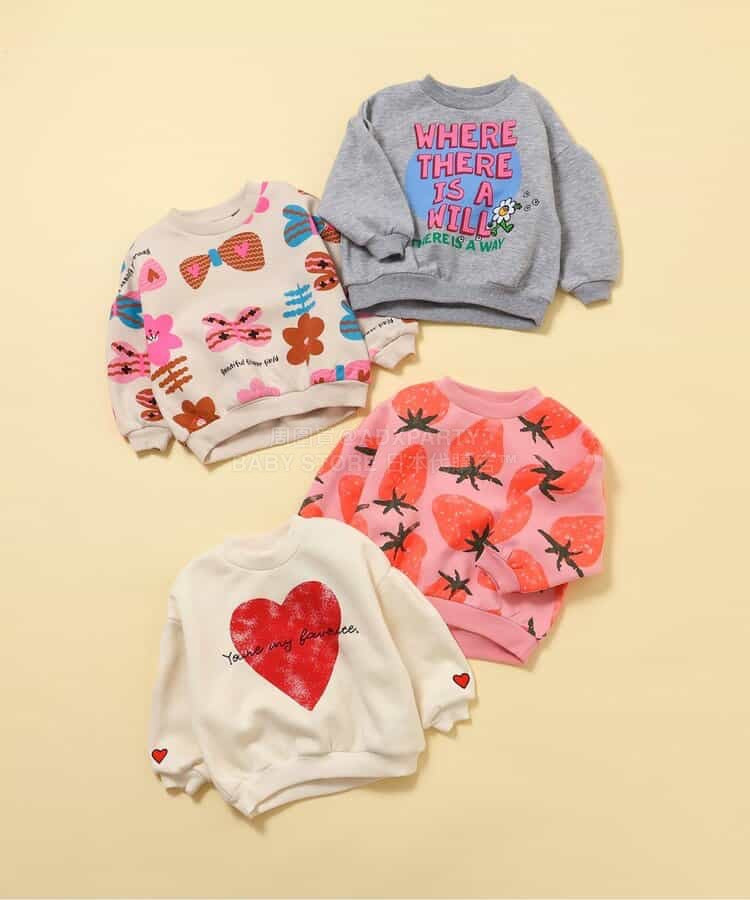 日本童裝 BREEZE 抓毛衛衣 80-140cm 女童款 冬季 TOPS