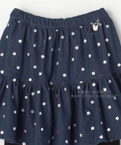 日本童裝 aF#a325 假兩件裙連打底褲 90-140cm 女童款 秋季  SKIRTS PANTS